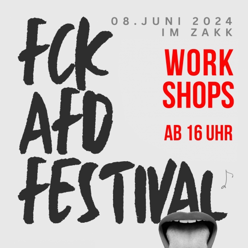 Bild für die Veranstaltung Workshops beim FCK AFD Festival