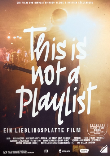 Bild für die Veranstaltung This Is Not A Playlist - ein Lieblingsplatte Film